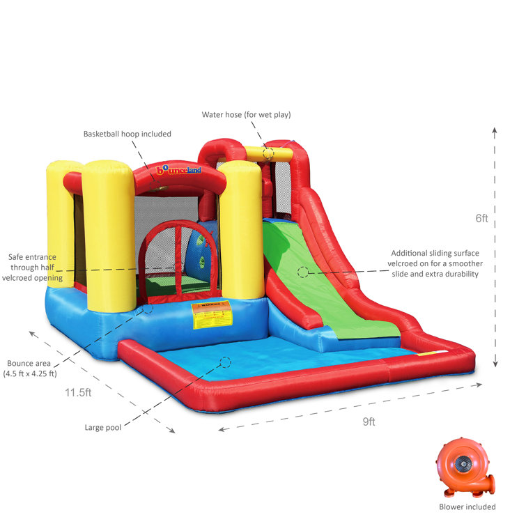 inflatable water slide target