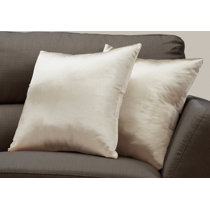 satin throw pillow