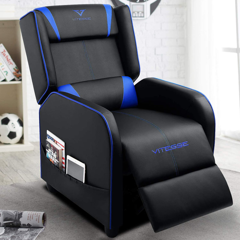 Vitesse Gaming Recliner Chair Racing Style Single ...