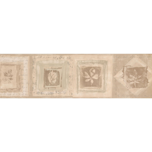 Loon Peak Malloy Rustic Leaves In Squares 15 L X 7 W Wallpaper Border Wayfair Rustic stone decorative concrete landscape border, concrete curbing installation. wayfair