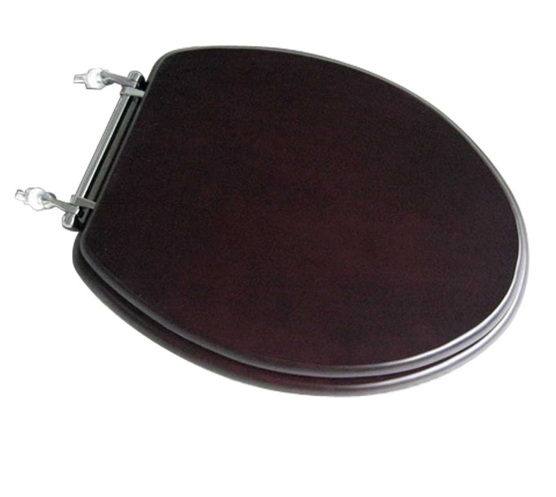The Renovators Supply Inc. Solid Wood Elongated Toilet Seat Wayfair