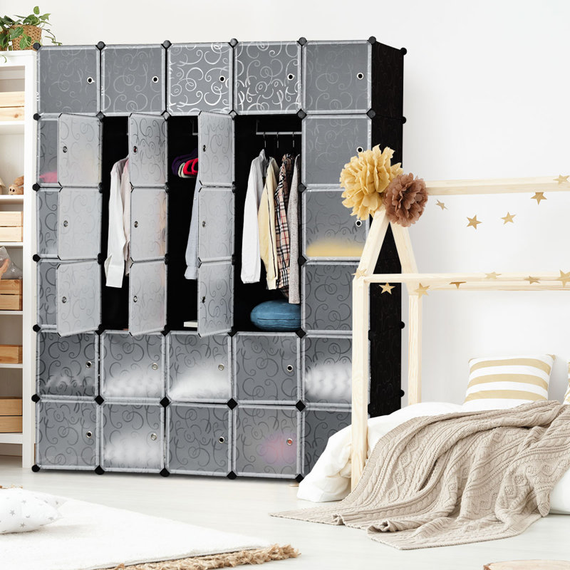 Rebrilliant Evelin 71 W Portable Closet Storage Organizer Wayfair