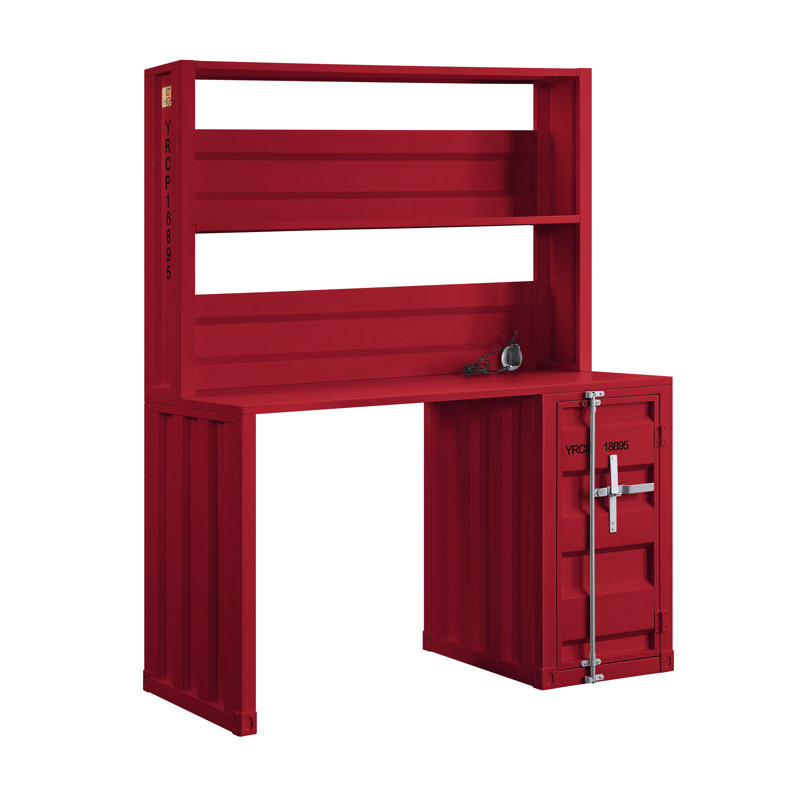red kids desk