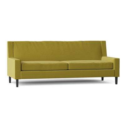Montego 84 Square Arm Sofa Uniquely Furnished Body Fabric Tallulah Ruby