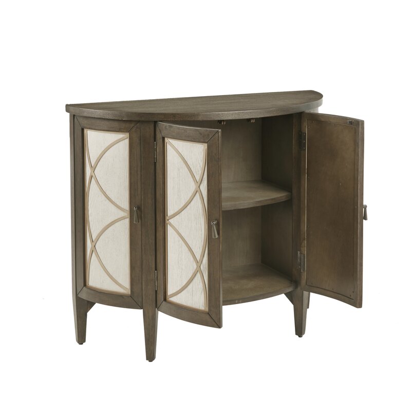 Ophelia Co Mccaysville 2 Door Half Circle Accent Cabinet