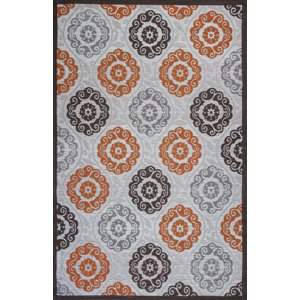Sealy Ivory/Brown Indoor/Outdoor Area Rug