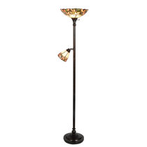 Antique Bronze Torchiere Floor Lamps You Ll Love In 2021 Wayfair