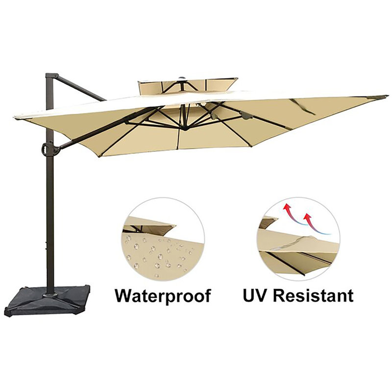 Freeport Park Fazeley 9 X 12 Rectangular Cantilever Umbrella Reviews Wayfair