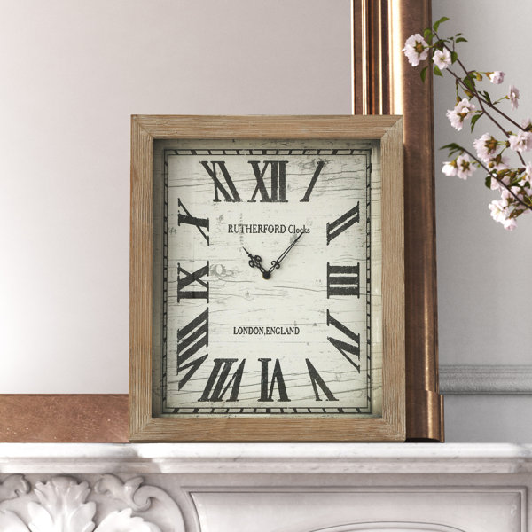 Distressed Wood Wall Clock Wayfair