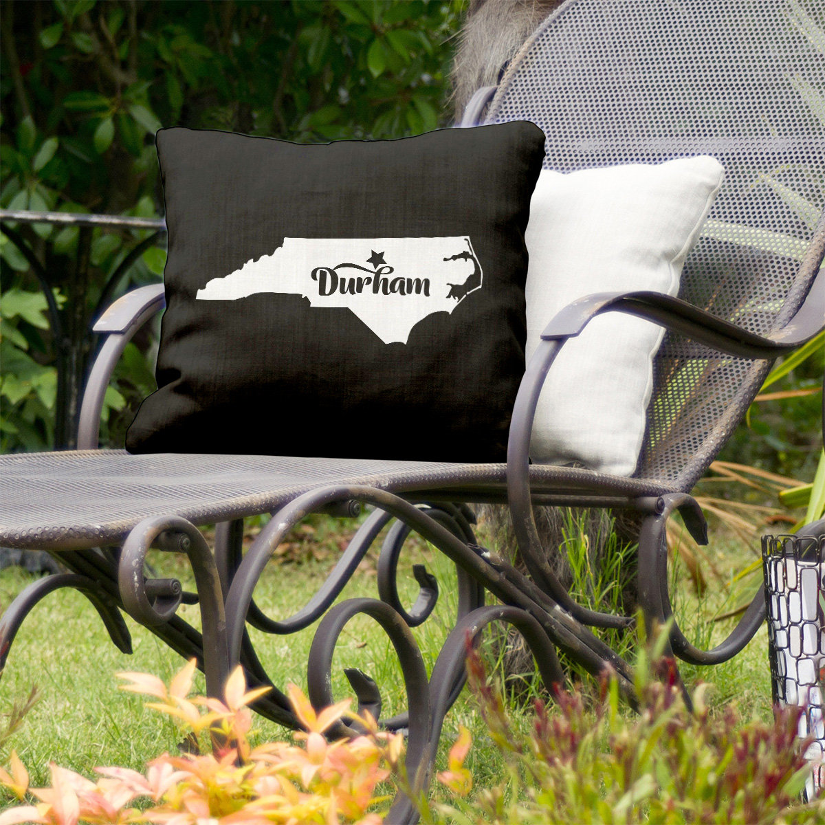 East Urban Home Durham North Carolina Indoor Outdoor Throw Pillow Wayfair