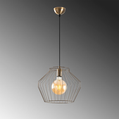 Anselm 1 - Light Single Geometric Pendant