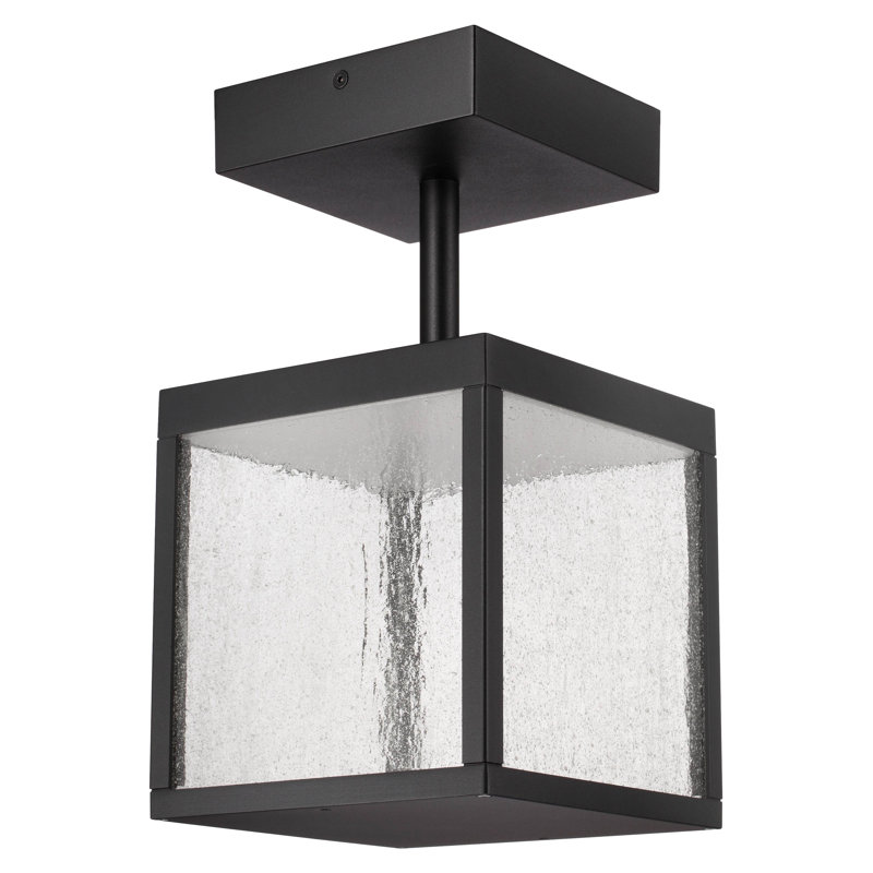 Access Lighting Reveal Square Led Outdoor Semi Flush Mount Lighting Reveal Square Led Outdoor