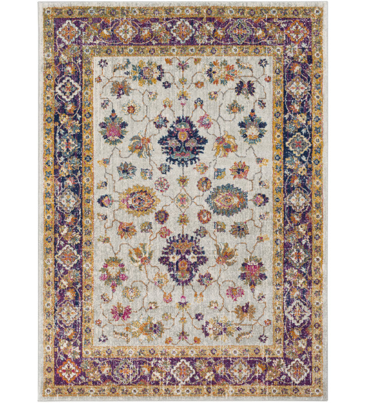 Koval Purple/Orange Area Rug & Reviews Joss & Main
