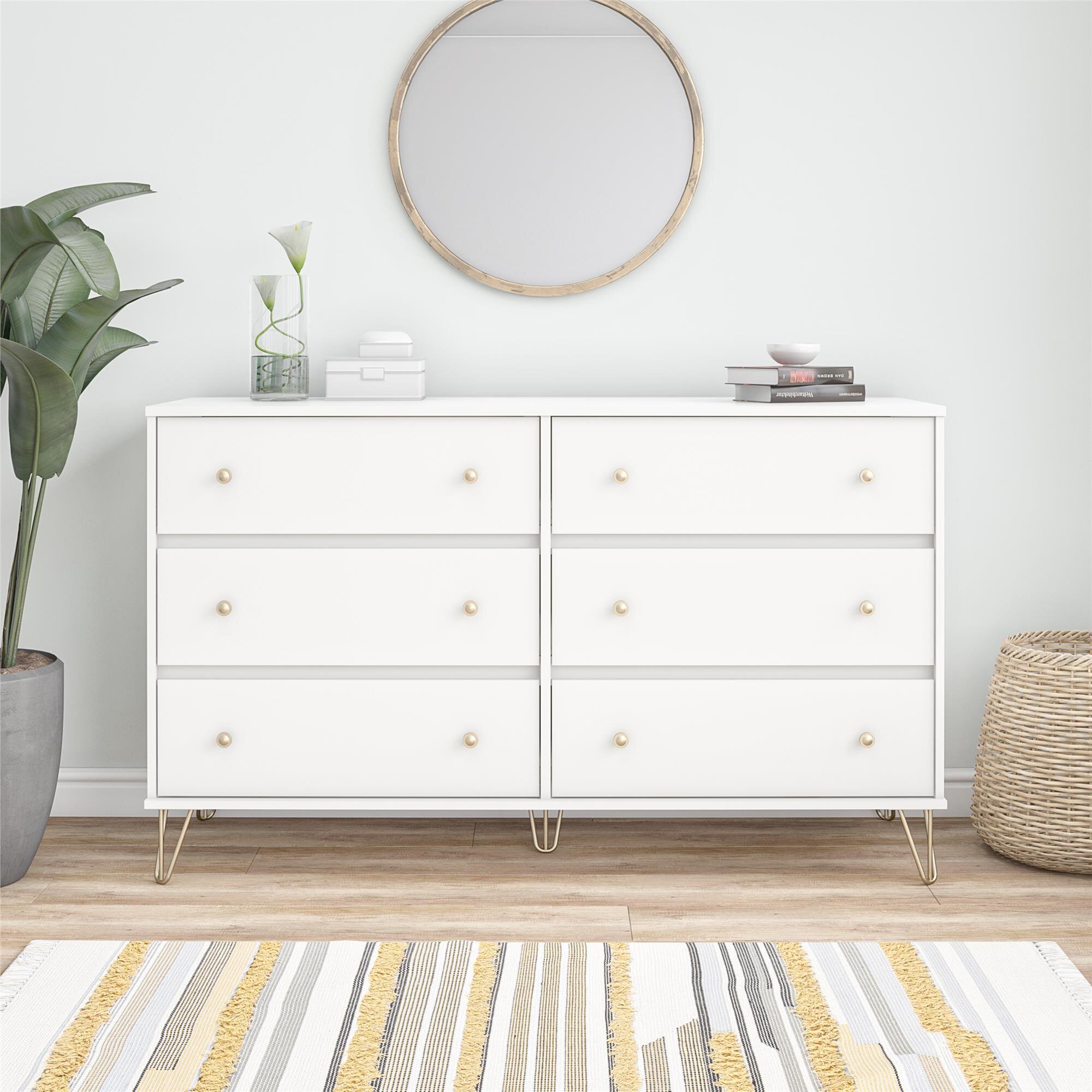 Novogratz Finley 6 Drawer Dresser & Reviews Wayfair