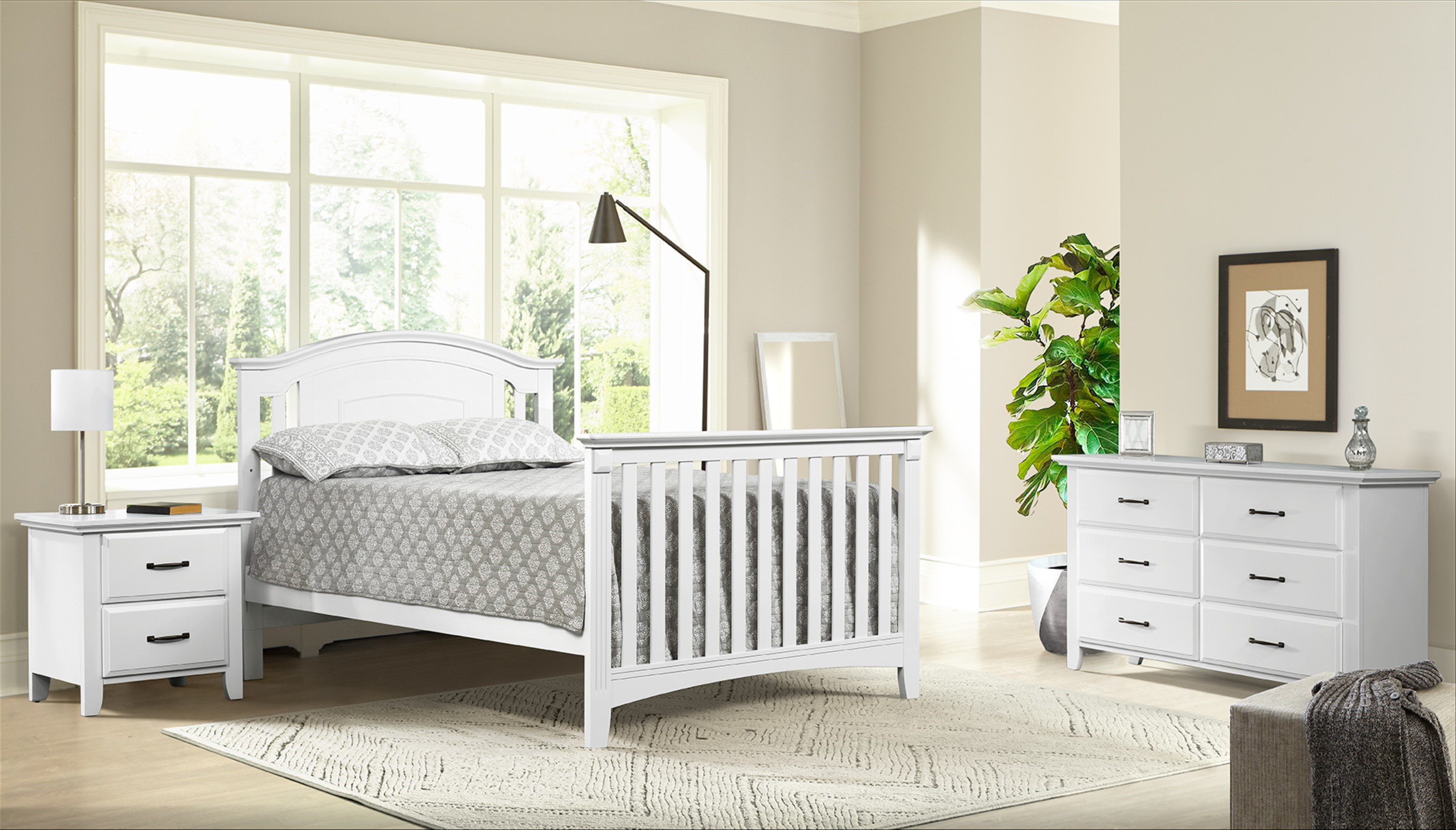 Harriet Bee Tetbury Full Bed Conversion Rails & Reviews Wayfair