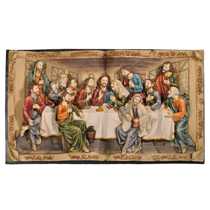 Charlton Home The Last Supper 3 D Plaque Wall Decor Reviews