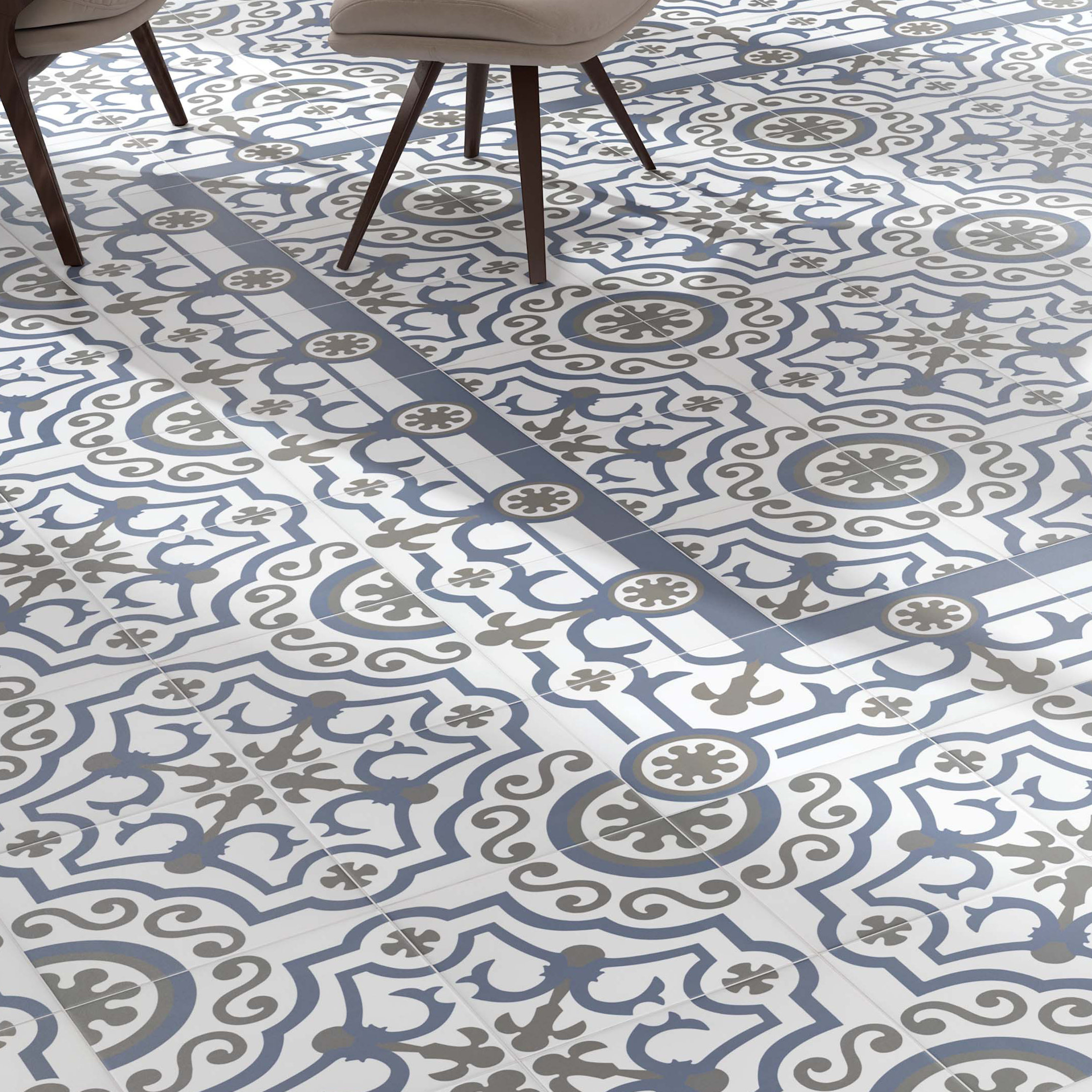 Elitetile Hydraulic 10 X Porcelain Spanish Wall Floor Tile Porcelain Spanish Wall Floor Tile