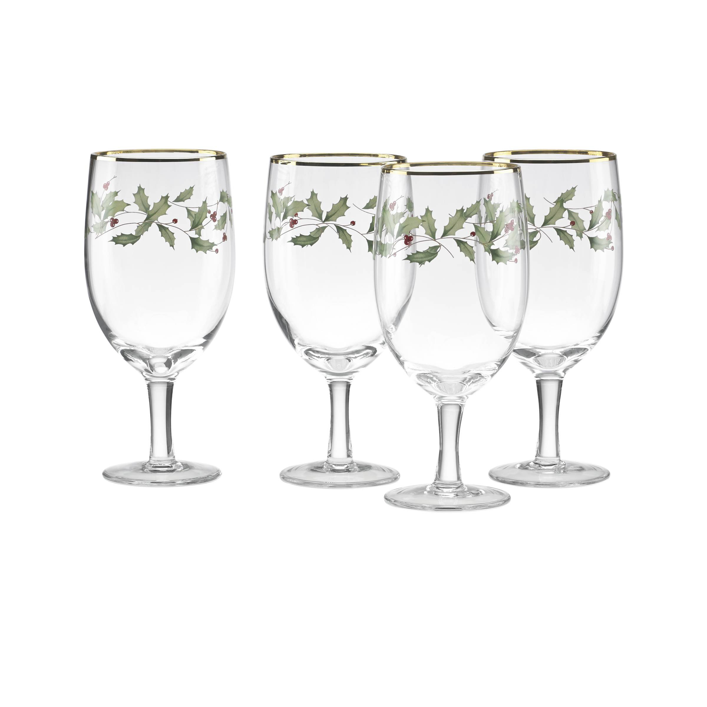 Holiday 14 Oz Glass Goblet Reviews Birch Lane