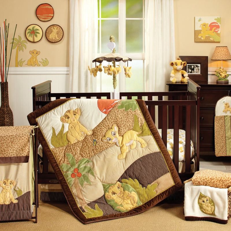 Disney Lion King Simba S Wild Adventure 7 Piece Crib Bedding Set
