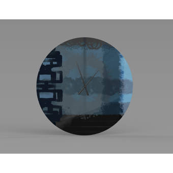 East Urban Home Oversized Pimentel Wall Clock Wayfair
