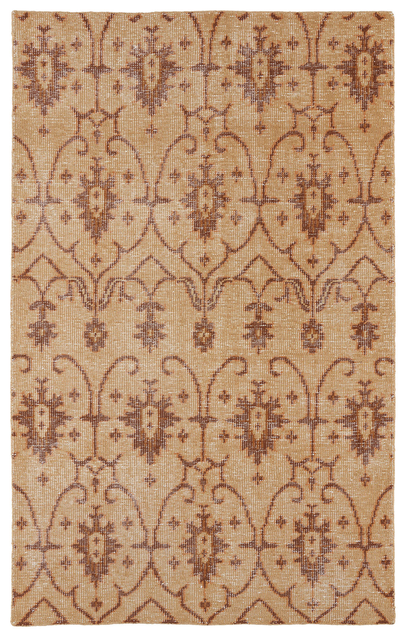 Kaleen Rugs Restoration Collection RES01-17 Blue Hand-Knotted 2' x 3' Rug 