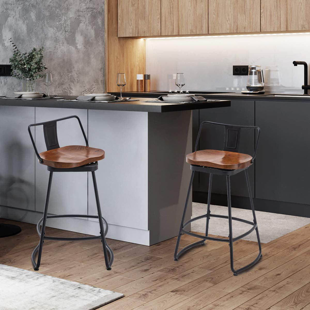 Williston Swivel Bar & Counter Stool & Reviews Wayfair