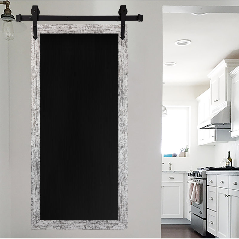 Gracie Oaks Weathered Farmhouse Wall Mounted Chalkboard Wayfair