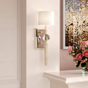Best Hinshaw 1-Light Wall Sconce By House of Hampton Wall Lights Hinshaw 1-Light Wall Sconce By House of Hampton Wall Lights