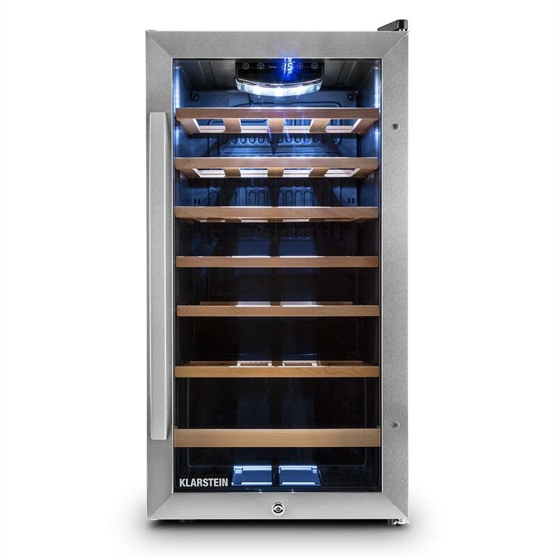 Vivo Vino 26 Freestanding Wine Refrigerator Black,Gray