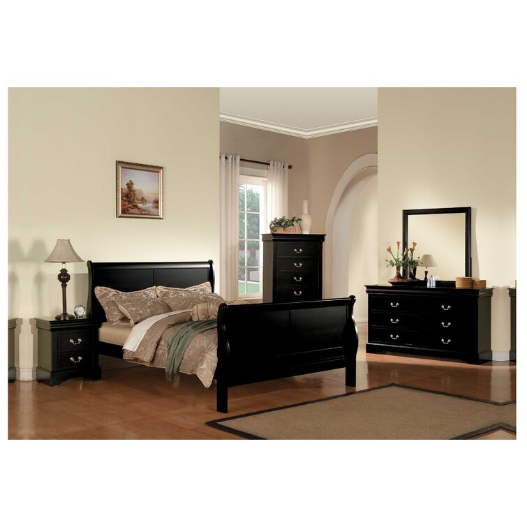 Red Barrel Studio Brodeur Sleigh Configurable Bedroom Set Reviews Wayfair