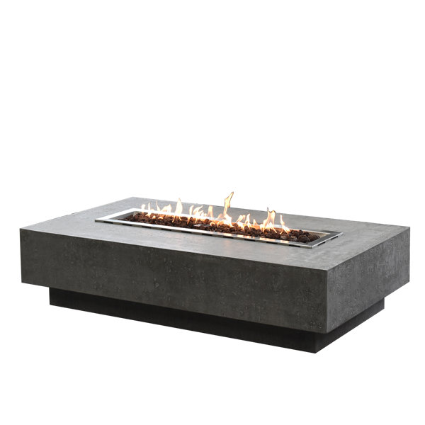 Elementi Hampton Concrete Propane Fire Pit Table | Wayfair ...