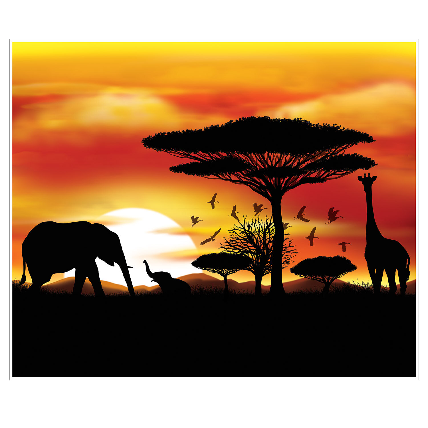 Картины сафари в Африке