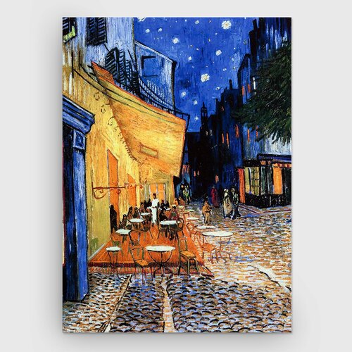 Lark Manor The Café Terrace by Vincent Van Gogh - Print on Canvas ...