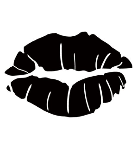 Style and Apply Kissing Lips Wall Decal & Reviews | Wayfair