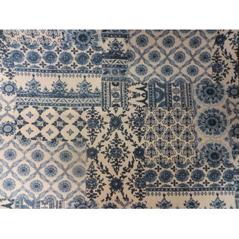 Foundry Select Majeic 27 Rectangle Floral Standard Ottoman Wayfair