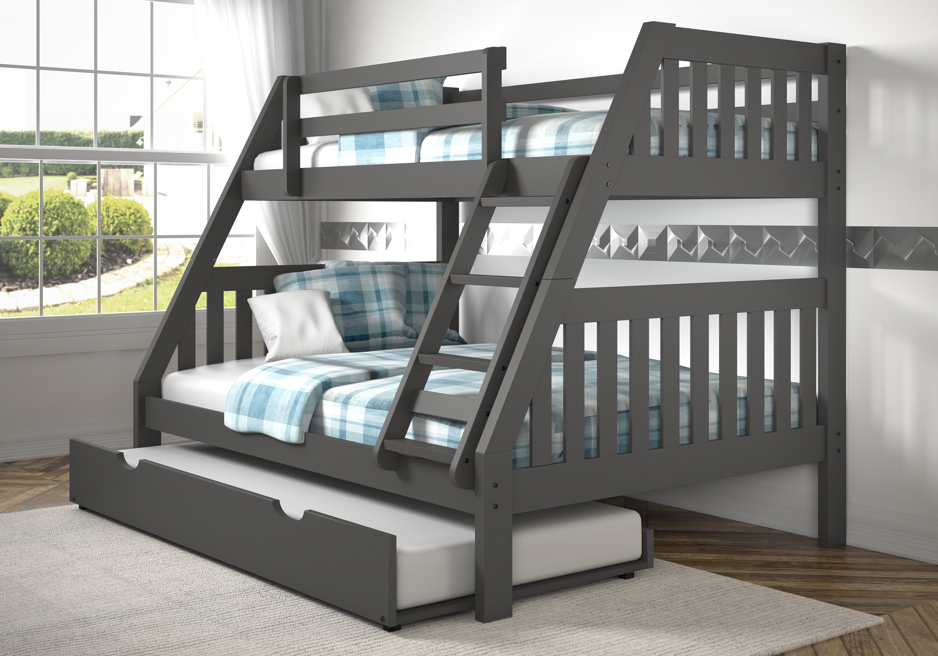 Dubbo Bunk Bed With Trundle Dubbo Bunk Bed With Trundle