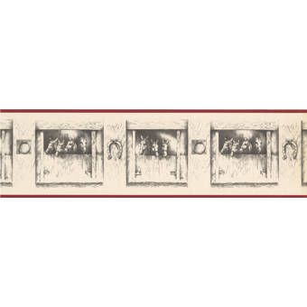 Darby Home Co Callum Vintage And Horses In Stable Farmhouse 15 L