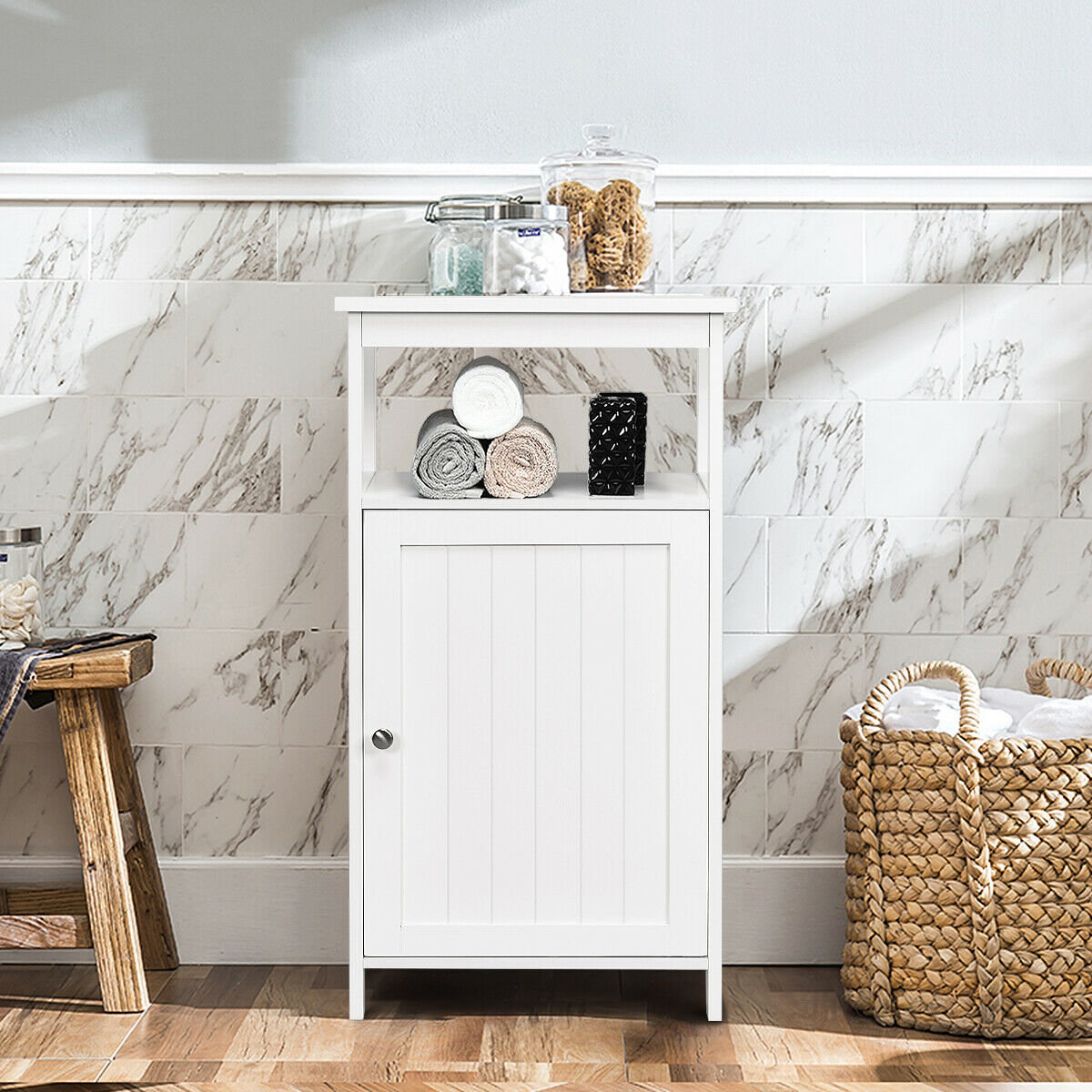 Padro 11" W x 11" H x 11" D Free-Standing Bathroom Cabinet Padro 11" W x 11" H x 11" D Free-Standing Bathroom Cabinet