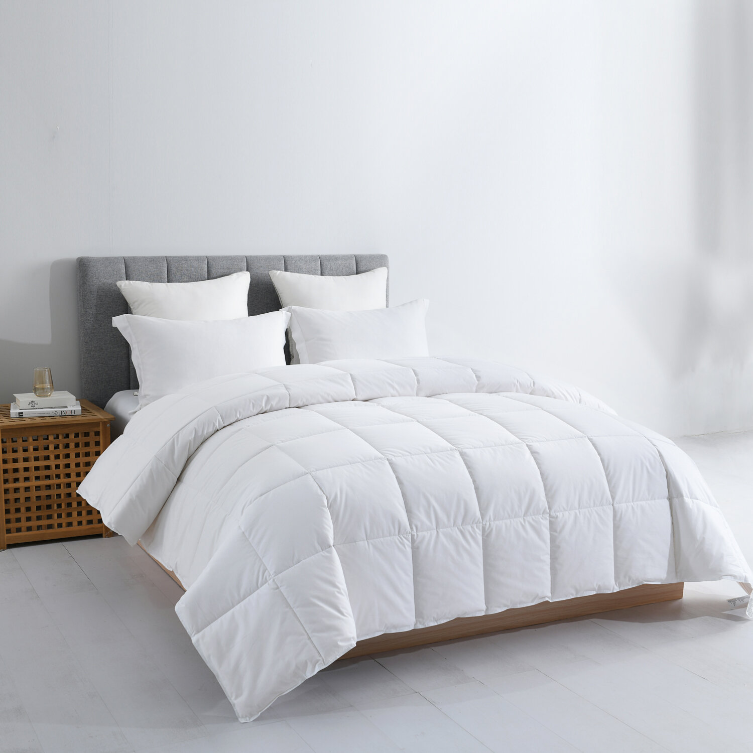 organic cotton down alternative comforter