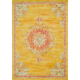 Yellow Gold Area Rugs You Ll Love In 2020 Wayfair