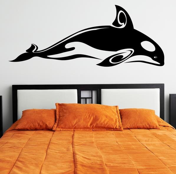 Style And Apply Cute Orca Wall Decal Wayfair