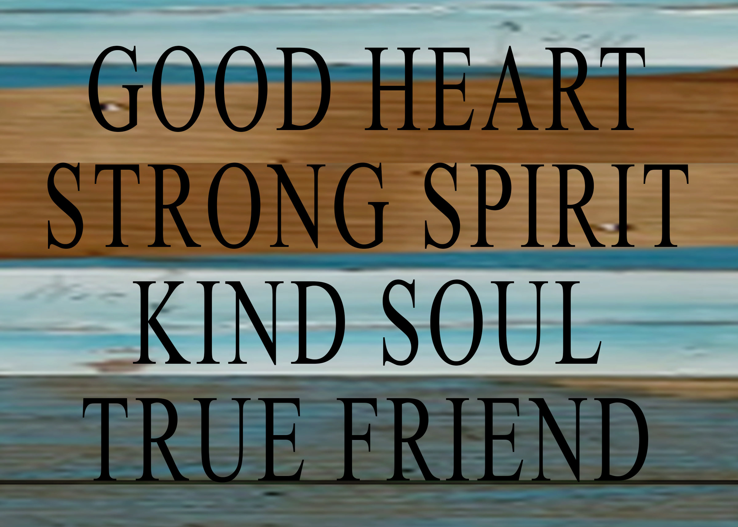 Winston Porter Good Heart Strong Spirit Textual Art good heart strong spirit textual art