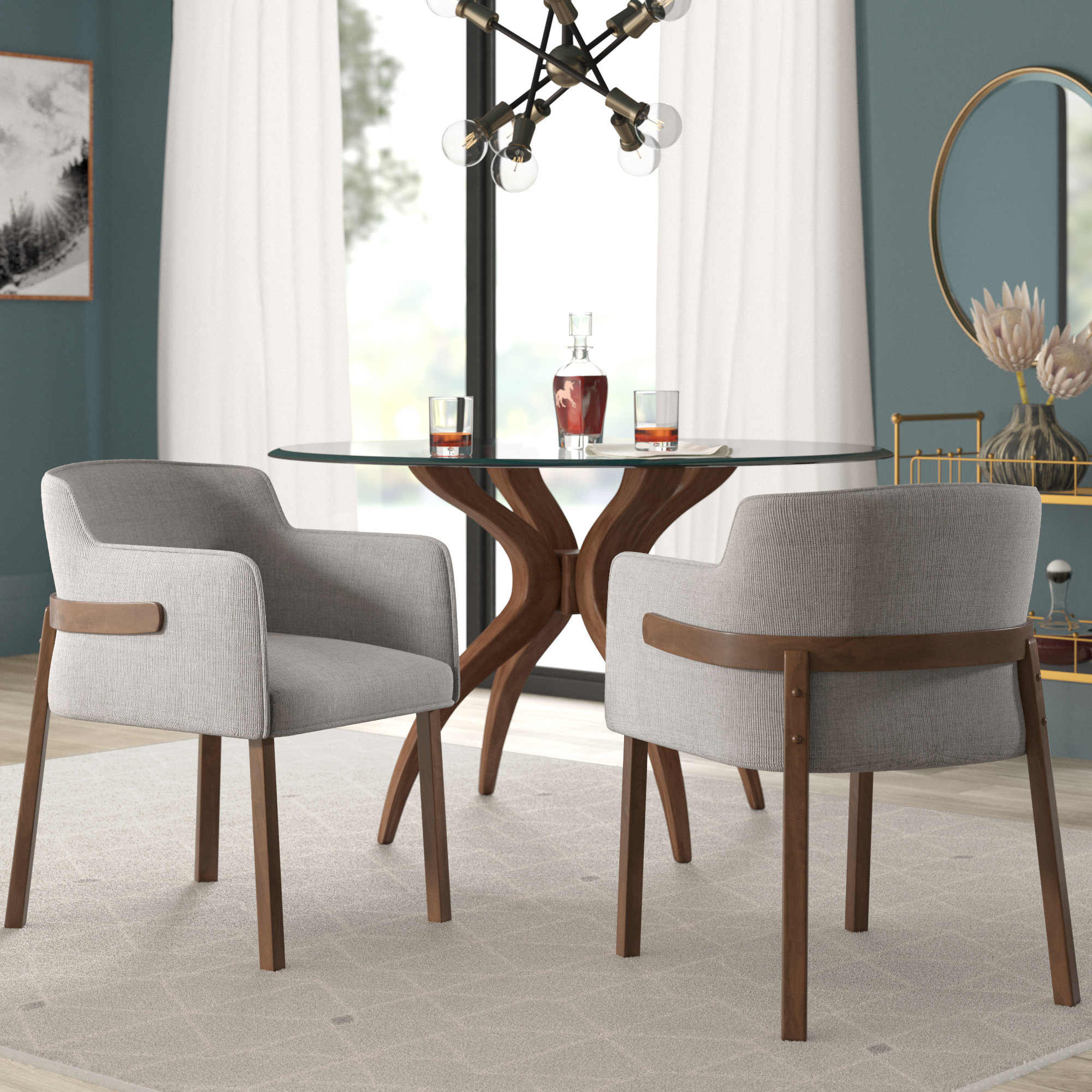 Dining Chairs With Arms Wayfair