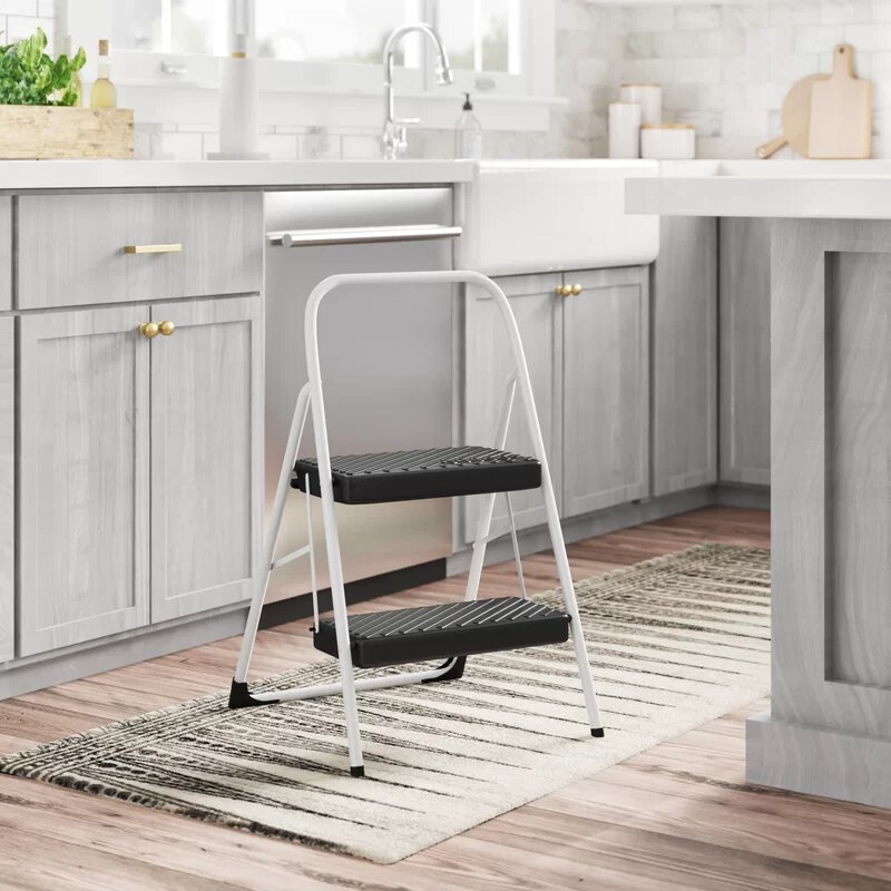 Featured image of post Kitchen Step Ladders - Little ones can reach the countertop to give you a hand, while you can reach the tippy top of your cabinets.
