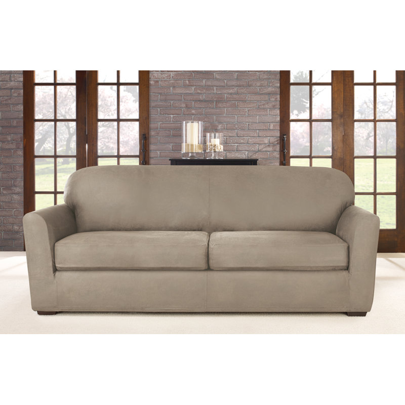 Sure Fit Ultimate Heavyweight Stretch Leather 3 Piece Box Cushion