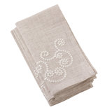 Embroidered Linen Cloth Napkins From 30 Until 11 20 Wayfair Wayfair