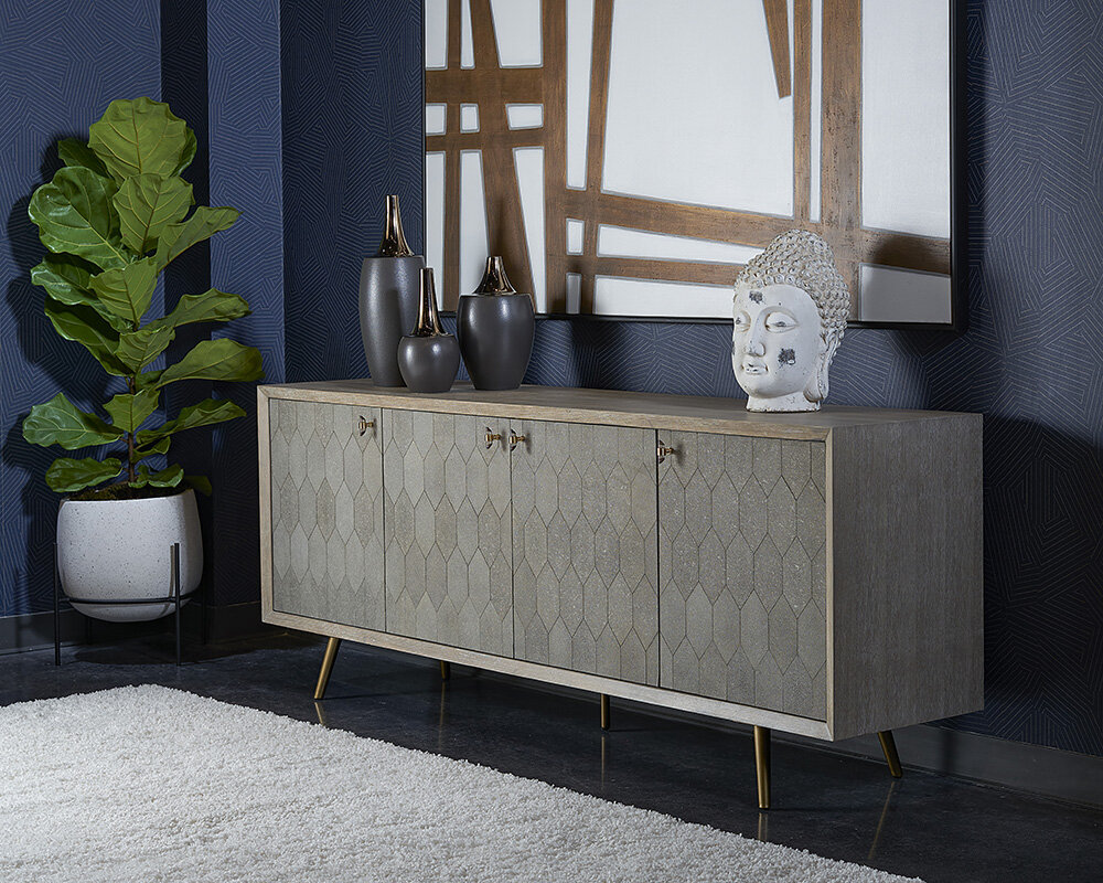 Everly Quinn Hudayfa 78.75'' Wide Sideboard | Wayfair