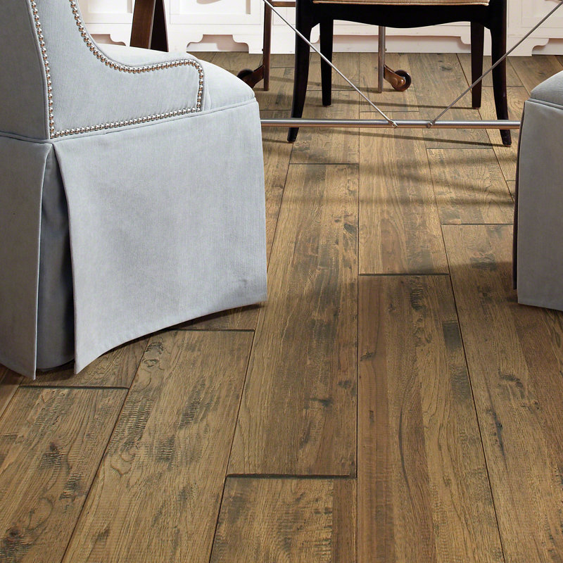 Shaw Floors Ridge Hickory 3/4" Thick x 8" Wide x 84" Length Solid Hardwood Flooring | Wayfair