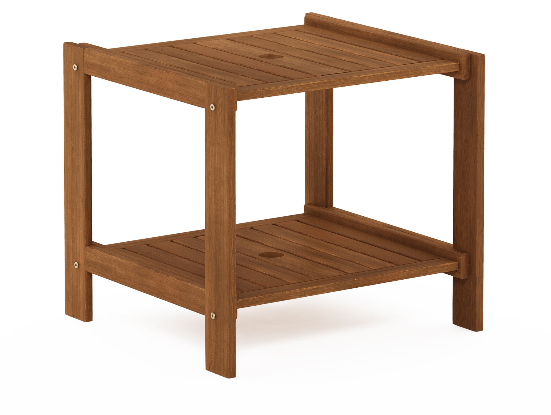 outdoor timber side table