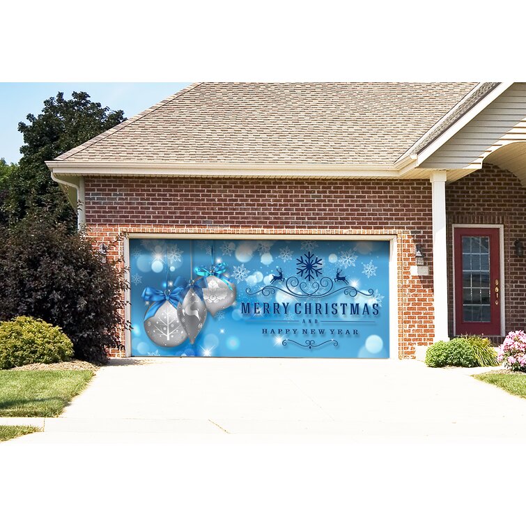 The Holiday Aisle® Ornaments Garage Door Mural & Reviews | Wayfair